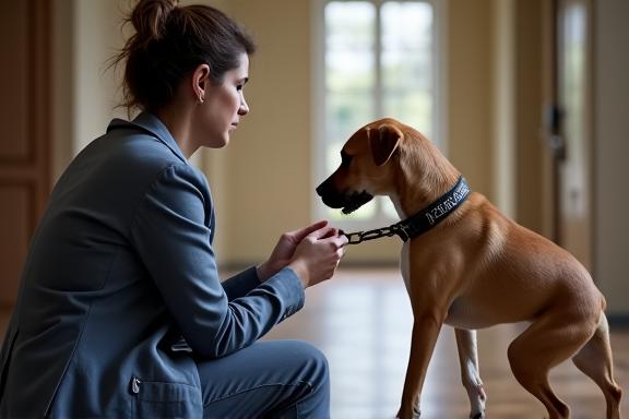 Dog behavior modification consultation