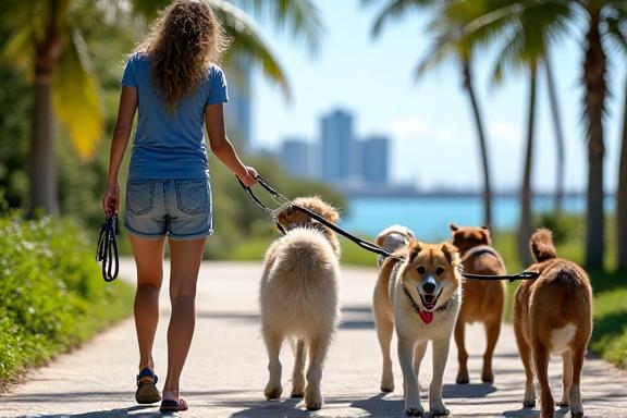 Trusted dog walking and pet sitting referrals