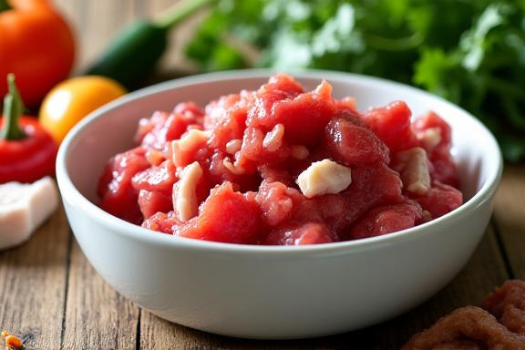 Raw dog food and nutrition consultation